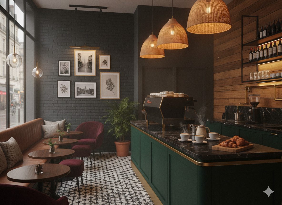 Boutique Café Design